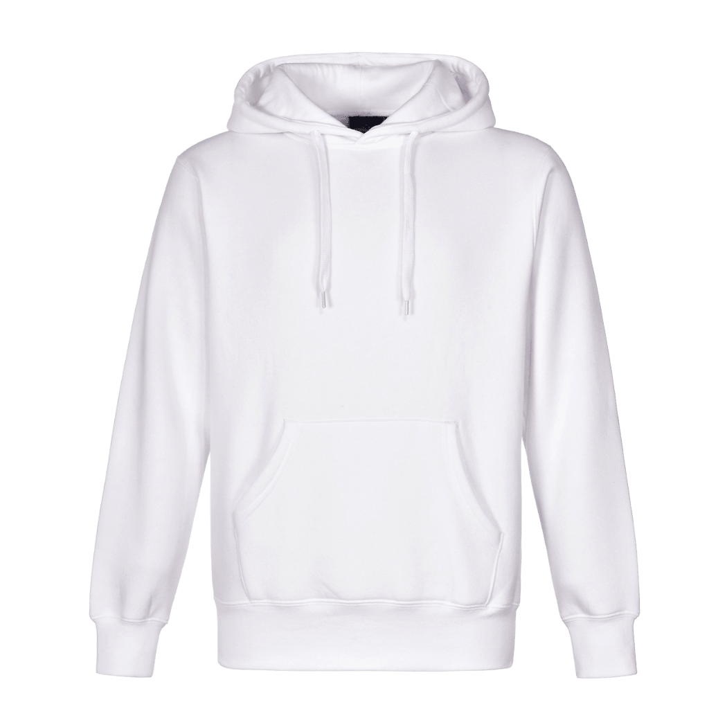 Personalised embroidered hoodie in White — Stitch Nest, made to order in Ballarat