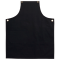 Personalised embroidered canvas apron in Black — Stitch Nest, made to order in Ballarat