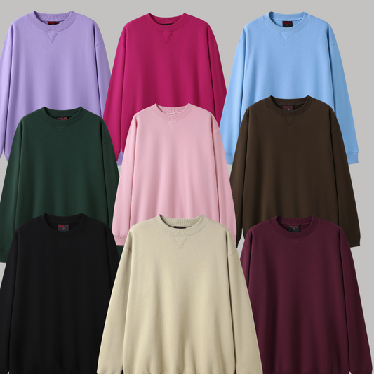 Custom Embroidered Crew Neck Jumper Adults
