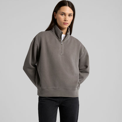Relax Faded Half Zip Ladies