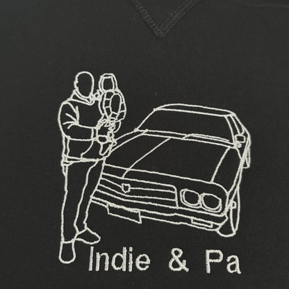 Fathers Day Personalised Hoodie