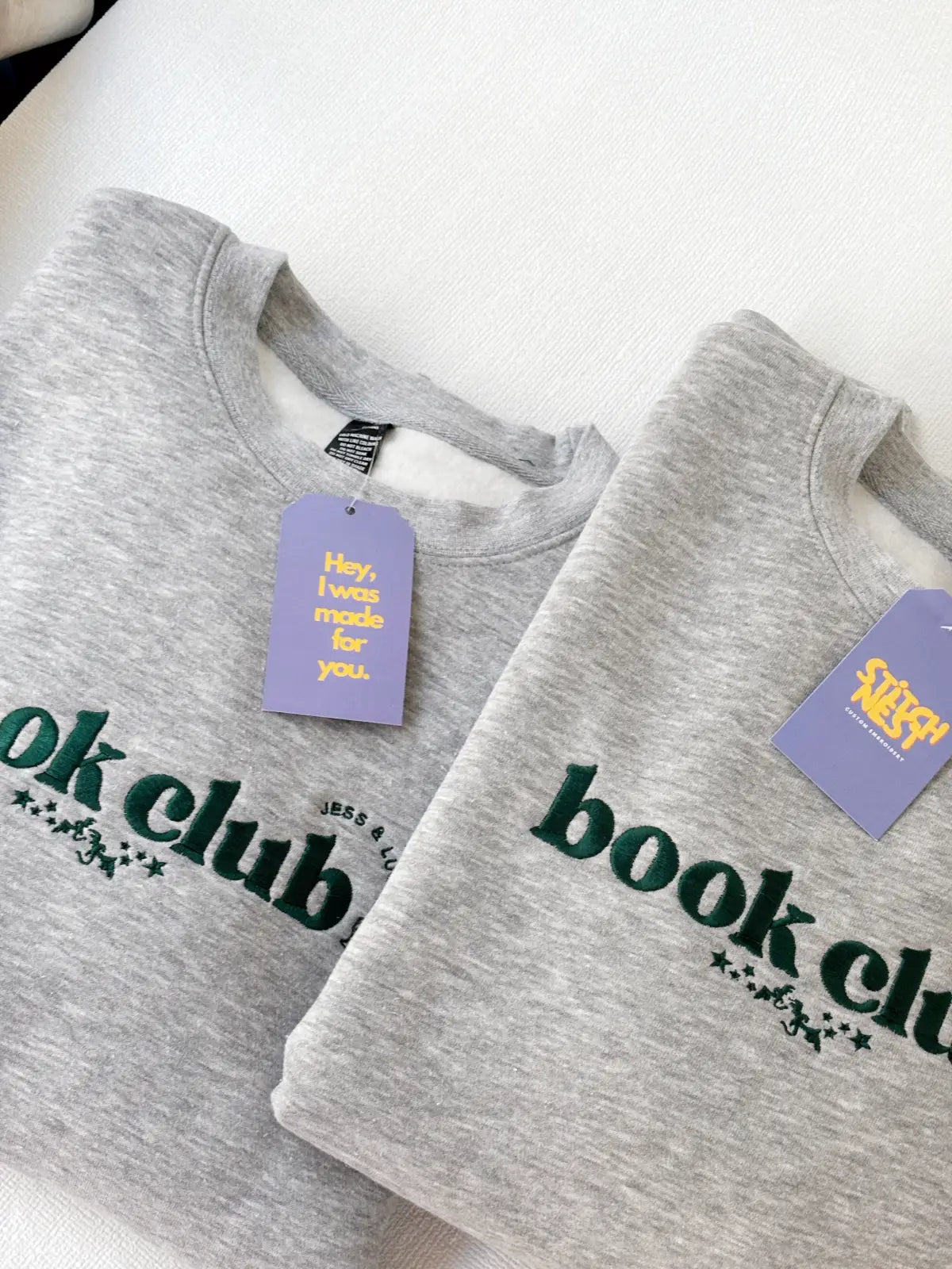 Personalised Embroidered Crew Sweatshirt