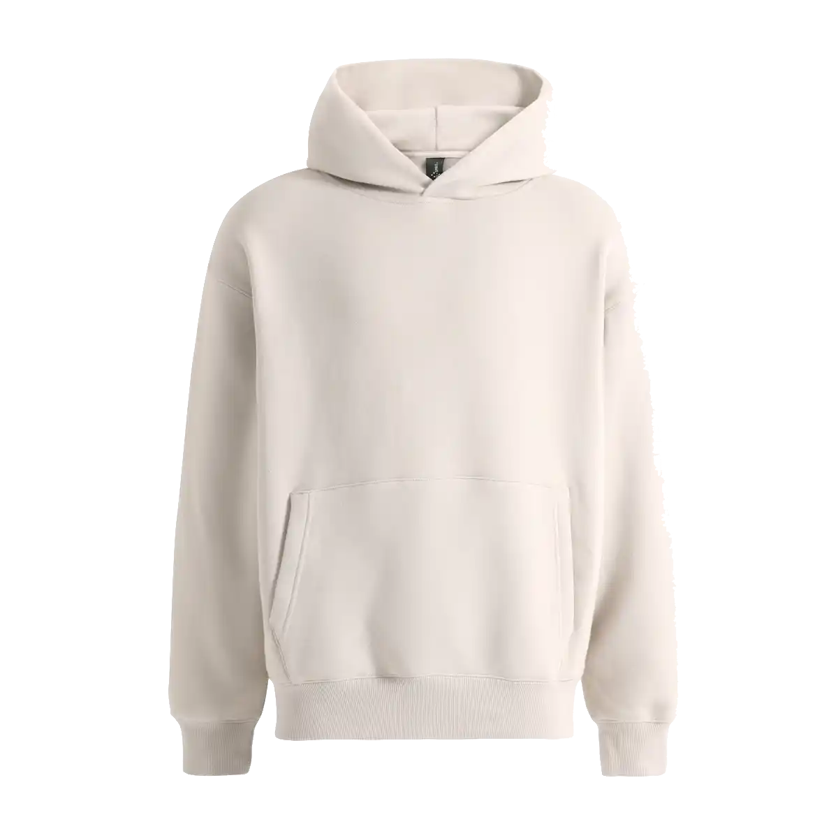 Personalised oversized hoodie in Bone — Stitch Nest, made to order in Ballarat