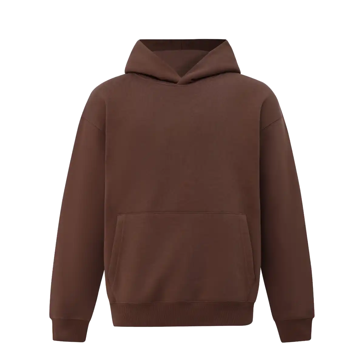 Personalised oversized hoodie in Walnut — Stitch Nest, made to order in Ballarat