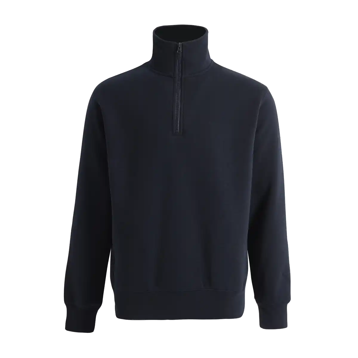 Personalised embroidered half zip fleece in Navy — Stitch Nest, made to order in Ballarat