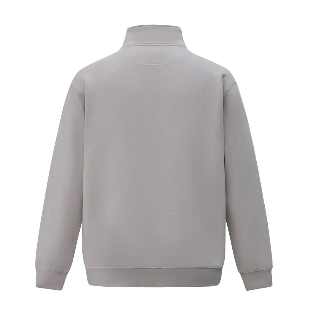 Personalised embroidered half zip fleece — Stitch Nest, made to order in Ballarat