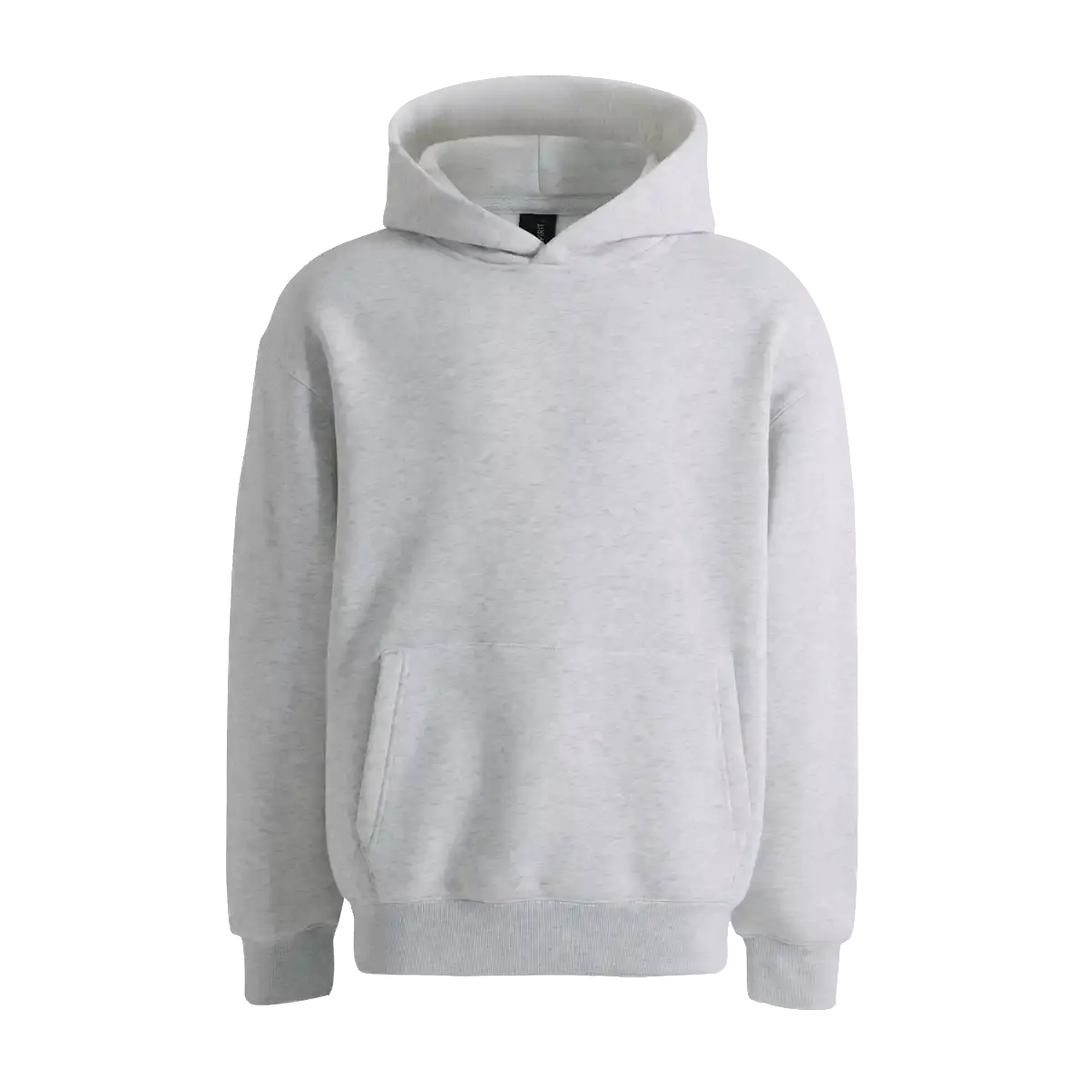 Personalised oversized hoodie in White Marl — Stitch Nest, made to order in Ballarat