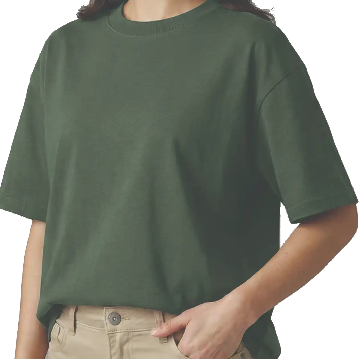 Personalised oversized heavy cotton tee — Stitch Nest, made to order in Ballarat
