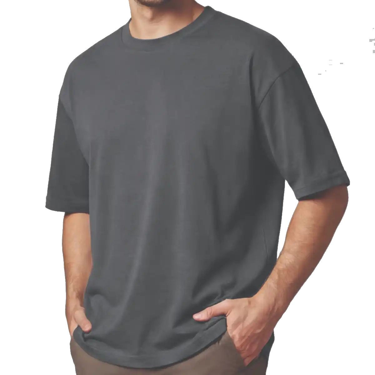 Personalised oversized heavy cotton tee — Stitch Nest, made to order in Ballarat