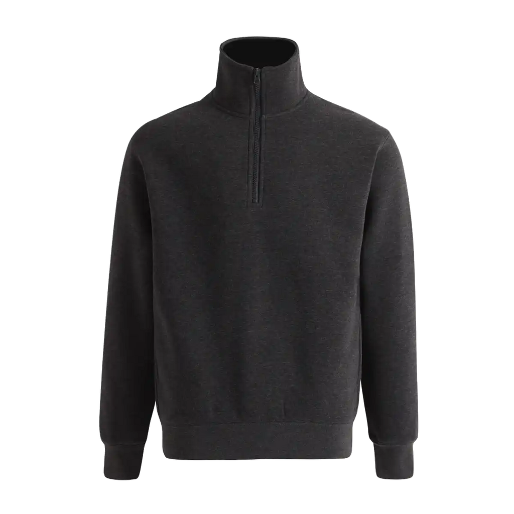 Personalised embroidered half zip fleece — Stitch Nest, made to order in Ballarat