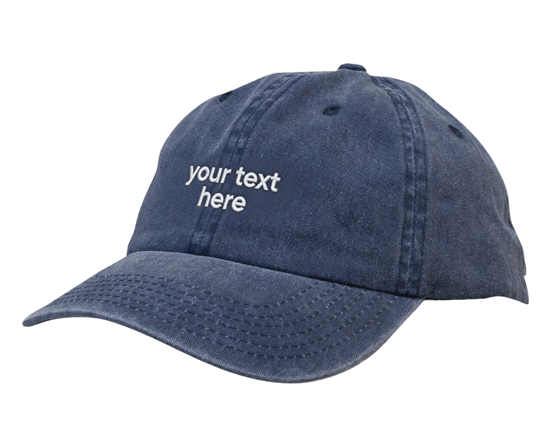 Personalised Vintage Washed Cap - Custom Name Hat for a Unique Style - Stitch Nest