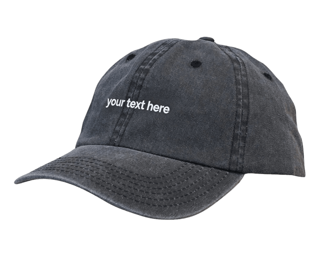 Personalised Vintage Washed Cap - Custom Name Hat for a Unique Style - Stitch Nest