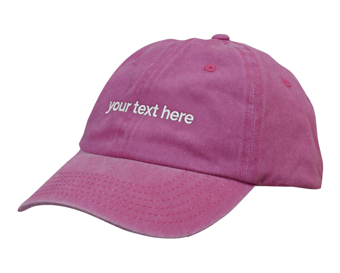 Personalised Vintage Washed Cap - Custom Name Hat for a Unique Style - Stitch Nest