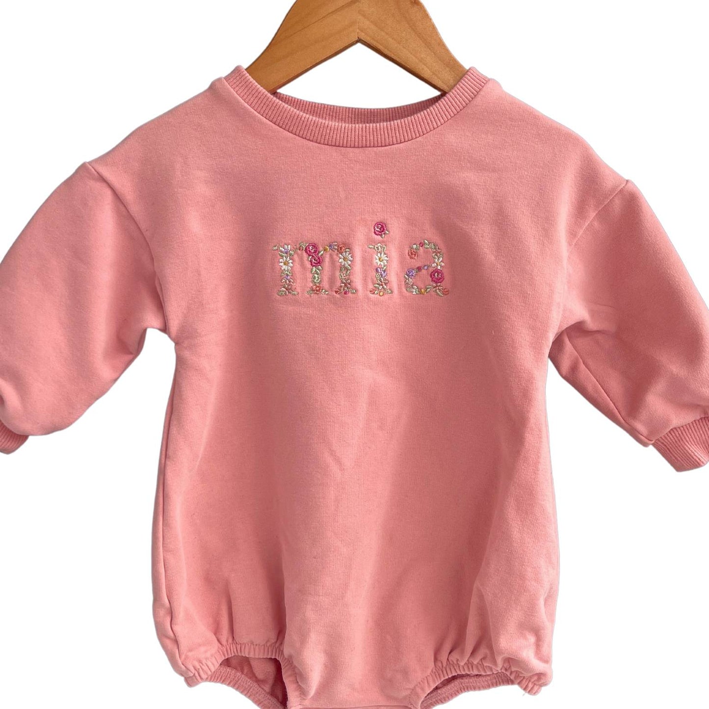 Bloom Floral Personalised Rompers