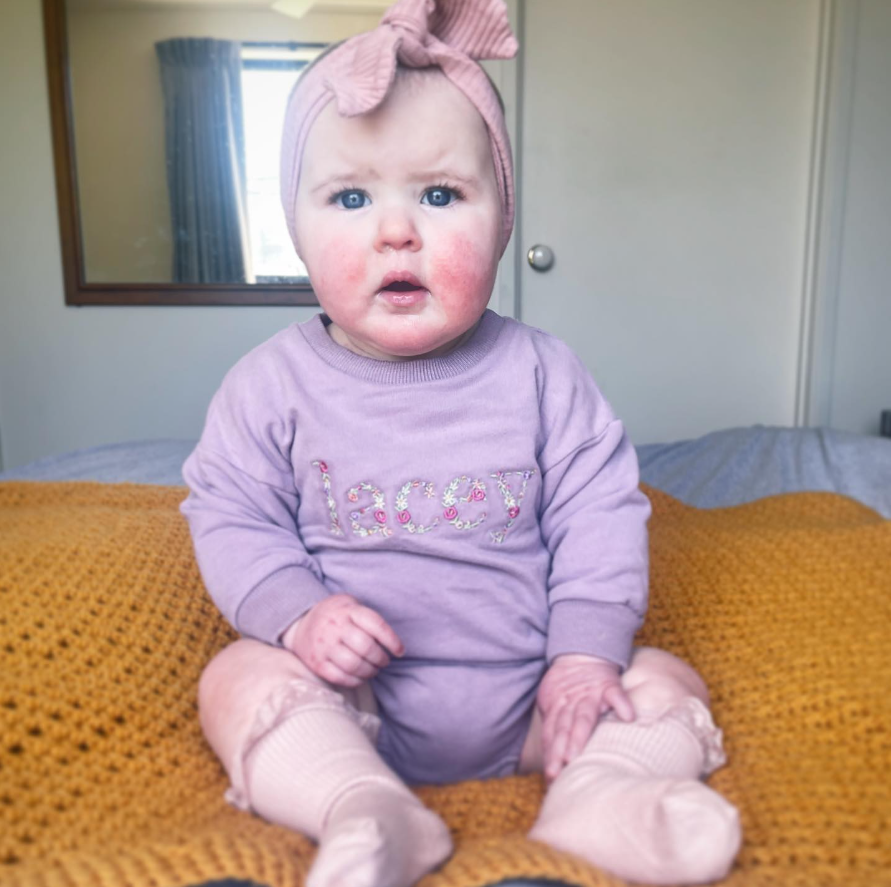 Bloom Floral Personalised Rompers