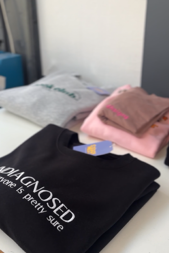 Personalised Embroidered Crew Sweatshirt