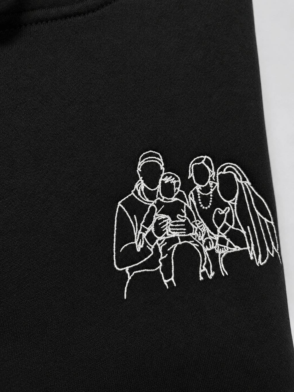Personalised embroidered crew sweatshirt — Stitch Nest, made to order in Ballarat