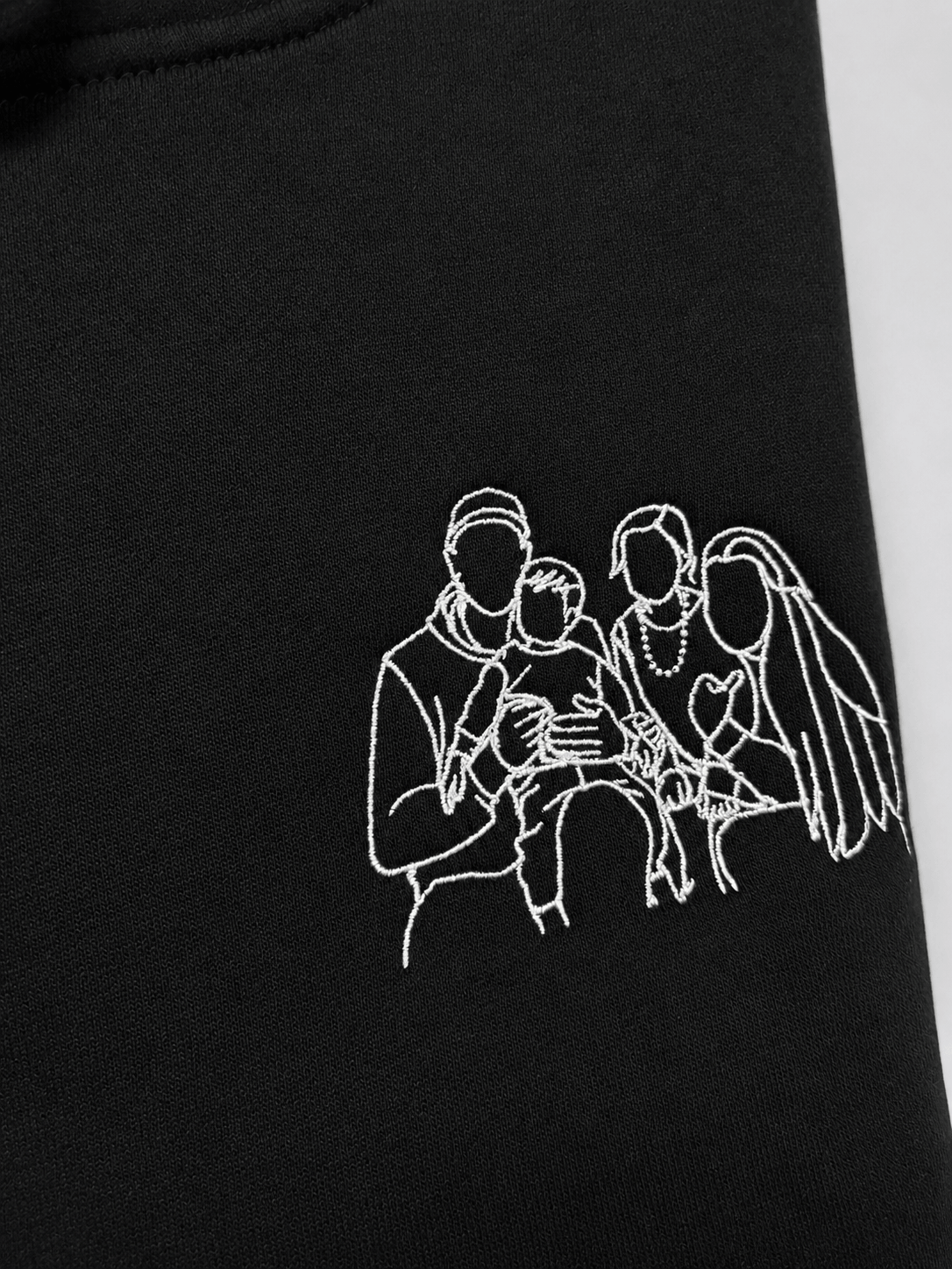 Personalised embroidered crew sweatshirt — Stitch Nest, made to order in Ballarat