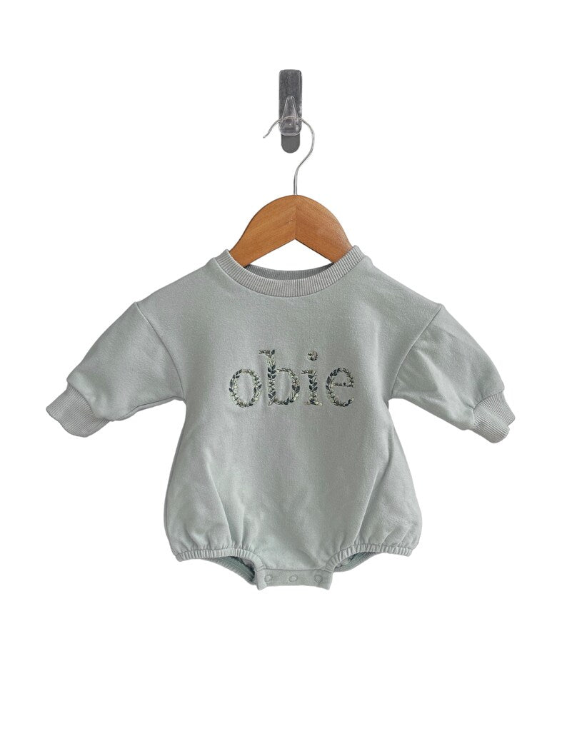 Bloom Leaves and Berries Romper - Stitch Nest