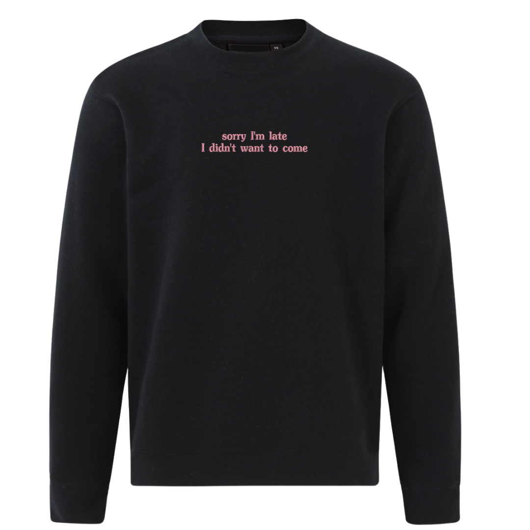 Everyday crew jumper with custom stitched name

