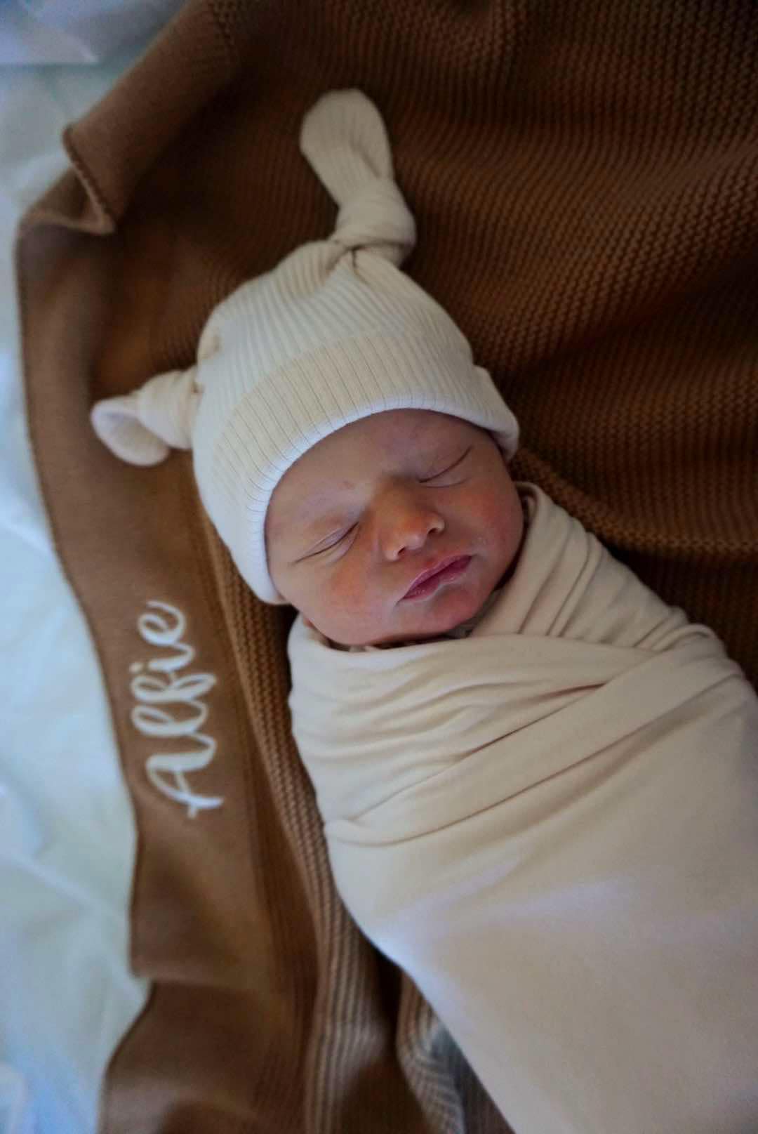 Custom Embroidered Name Baby Blanket - Stitch Nest