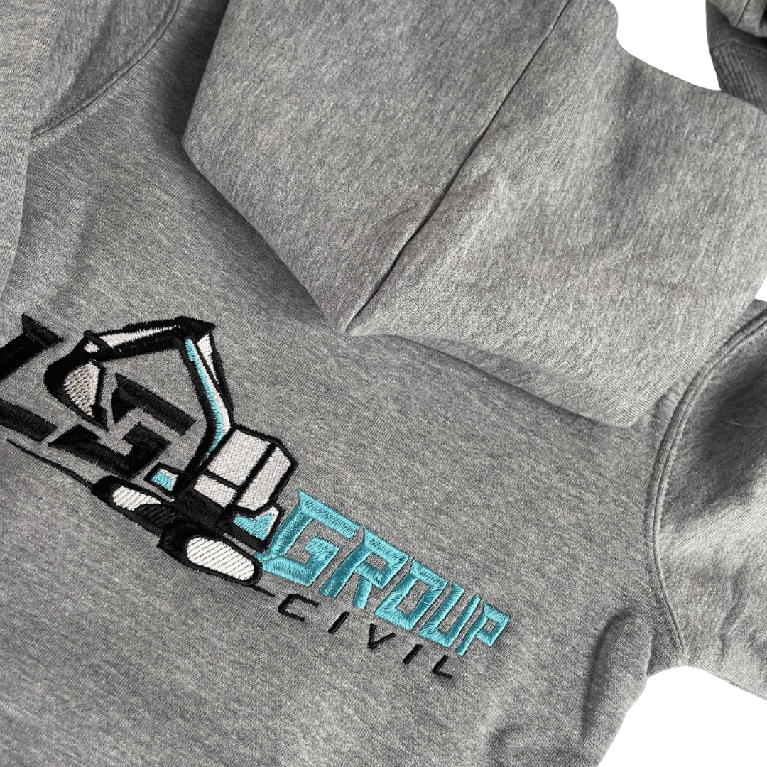 Mini & Monogrammed Fleece Hoodie - Stitch Nest