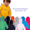 Personalised Kids Fleece Hoodie - Stitch Nest