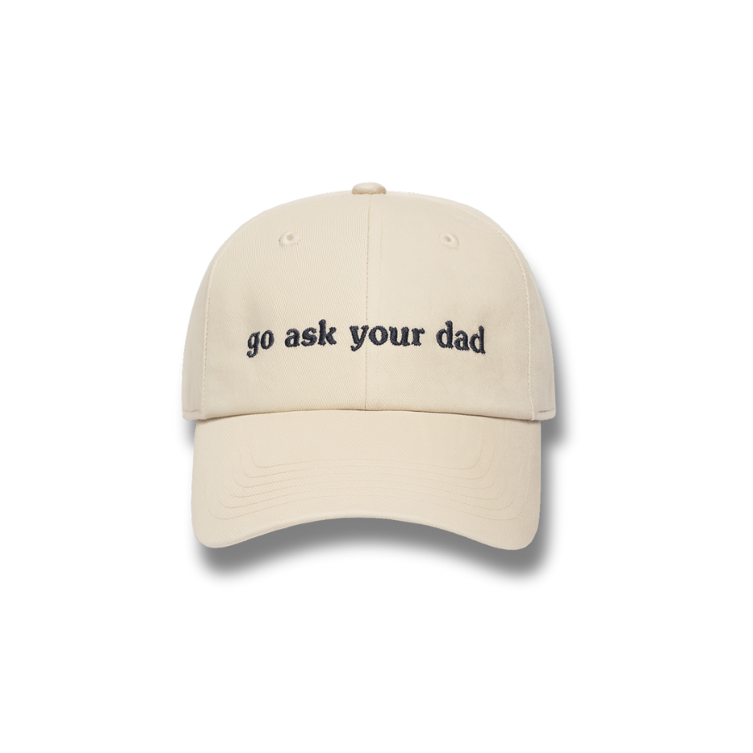Go Ask Your Dad embroidered cap

